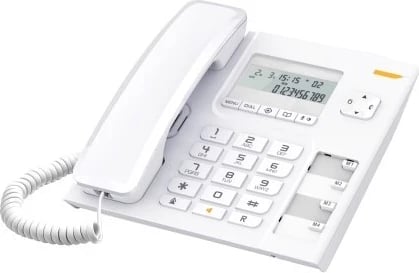 Telefoni i lidhur Alcatel T56, i bardhë