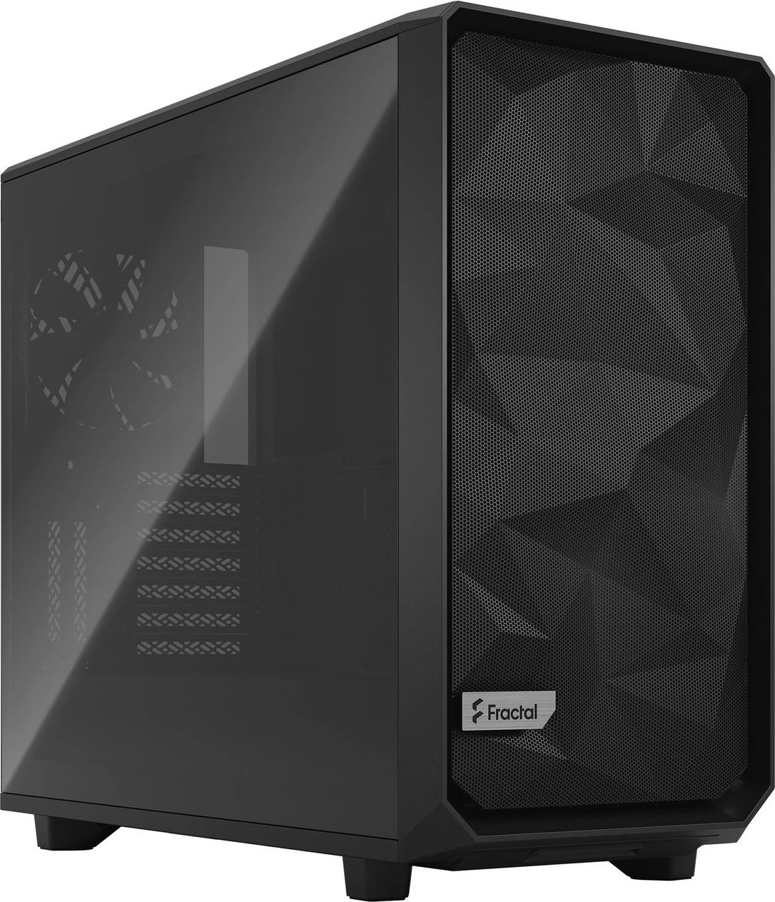 Kasë Fractal Design Meshify 2 TG Light Tint, Midi Tower, e zezë