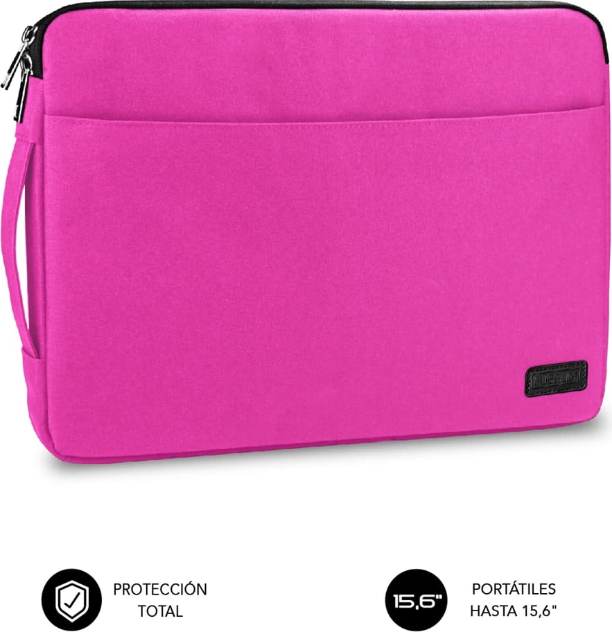 Kasë SUBBLIM Urban Laptop Sleeve 15,6" Pink SUB-LS-0PS0104