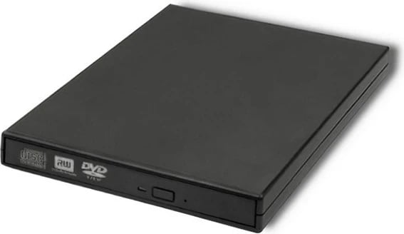 Regjistrues i jashtëm DVD-RW Qoltec 51858, USB 2.0, i zi