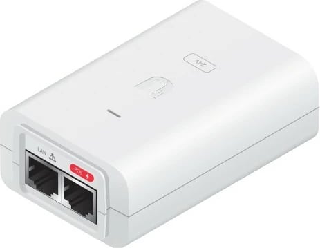 PoE Adapter Ubiquiti POE-24-30W-G-WH, Gigabit Ethernet, 10,100,1000 Mbit/s, Bardhë