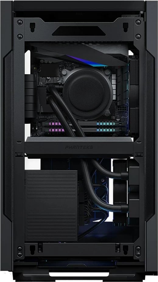 Kasë Phanteks Evolv Shift 2 Mini-ITX, Tempered Glass, ARGB - e zezë