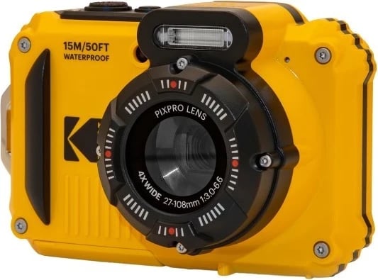 Fotoaparat Kodak WPZ2, 16 MP, Full HD, 4x Zoom Optik, i verdhë