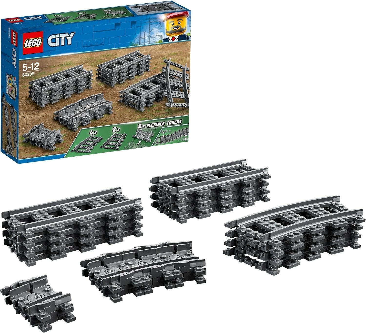 Lodra ndërtimi LEGO City 60205 për fëmijë, 20 pjesë