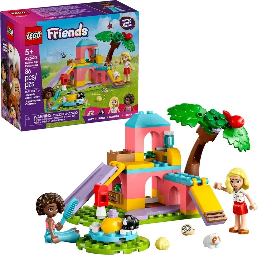 Set LEGO Friends 42640, Shesh lojërash për kavie