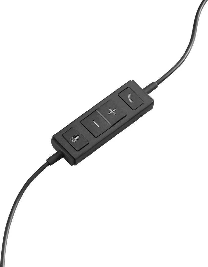 Kufje Logitech USB H570e Stereo, të zeza