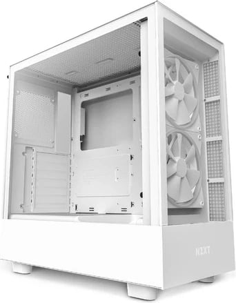 Kasë NZXT H5 Elite, Midi Tower, 1 x USB 3.1, 1x USB-C 3.1, audio, e bardhë