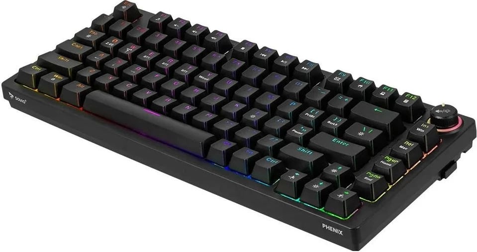 Tastierë mekanike Savio Phenix, Gateron Red Pro, ABS, e zezë