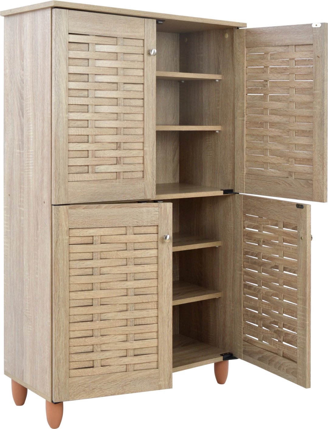 Kabinet këpucësh druri 4 dyer FH2210.02 Sonama 77x34x123