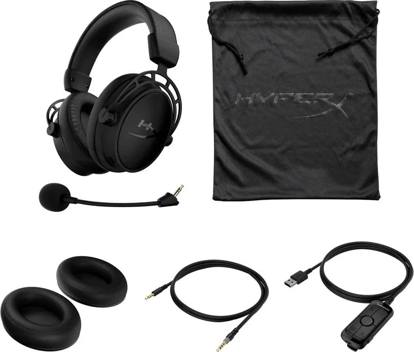 Kufje HyperX Cloud Alpha S, të zeza