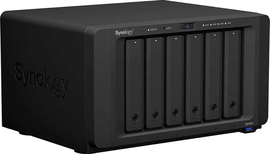 Serveri i ruajtjes Synology DiskStation DS1621+, Ethernet LAN, i zi