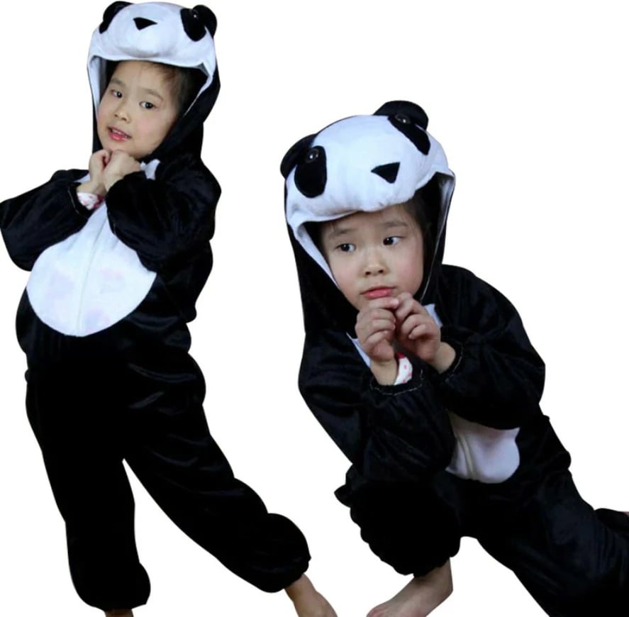 Kostum panda për fëmijë Himarry, ngjyrë e larmishme