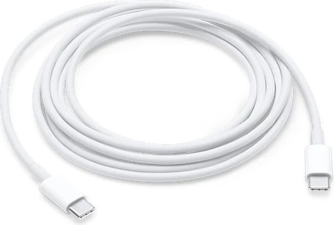 Kabllo karikuese Apple MLL82ZM/A, USB-C, 2m, e bardhë 