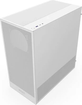 Kasë NZXT H5 Flow, Midi Tower, 3 ose 4 ventilatorë, bardhë