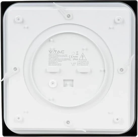 Plafond V-TAC VT-8630B-SQ 30W LED, 42x42cm, e zezë