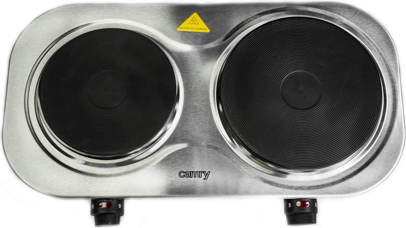 Reshov Camry CR 6511, 2 pllaka, 2500W, çelik inox