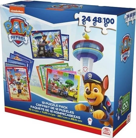 Puzzle PAW Patrol SPIN MASTER 12-in-1