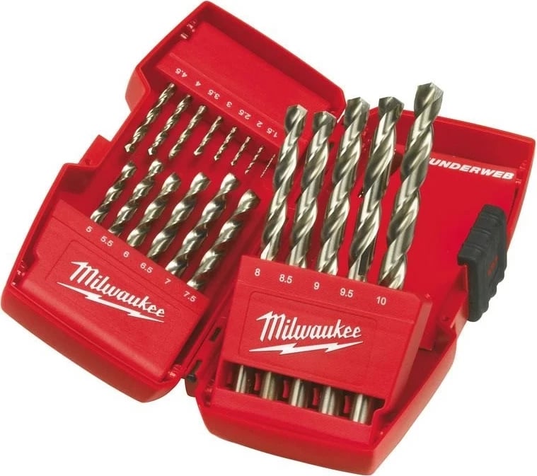 Set spiralash Milwaukee 4932352374, 19 copë, metal