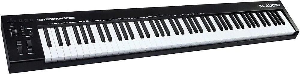 Tastierë MIDI M-AUDIO Keystation 88 MK3, 88 çelësa, USB, e Zezë dhe e Bardhë