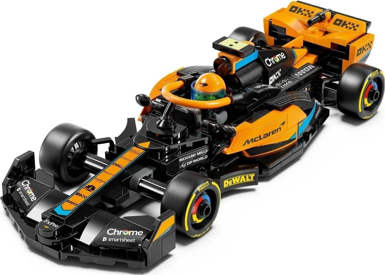 LEGO Speed Champions 76919, McLaren Formula 1 Garë Vetura, Versioni 2023