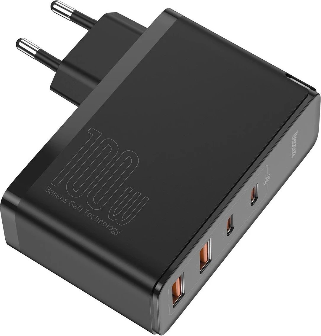 Karikues Baseus GaN2 Pro, 2x USB + 2x USB-C, 100W, EU, i zi