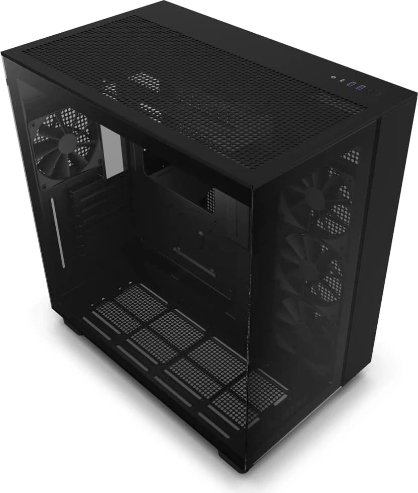 Kasë kompjuteri NZXT H9 Flow (CM-H91FB-01) - e zezë