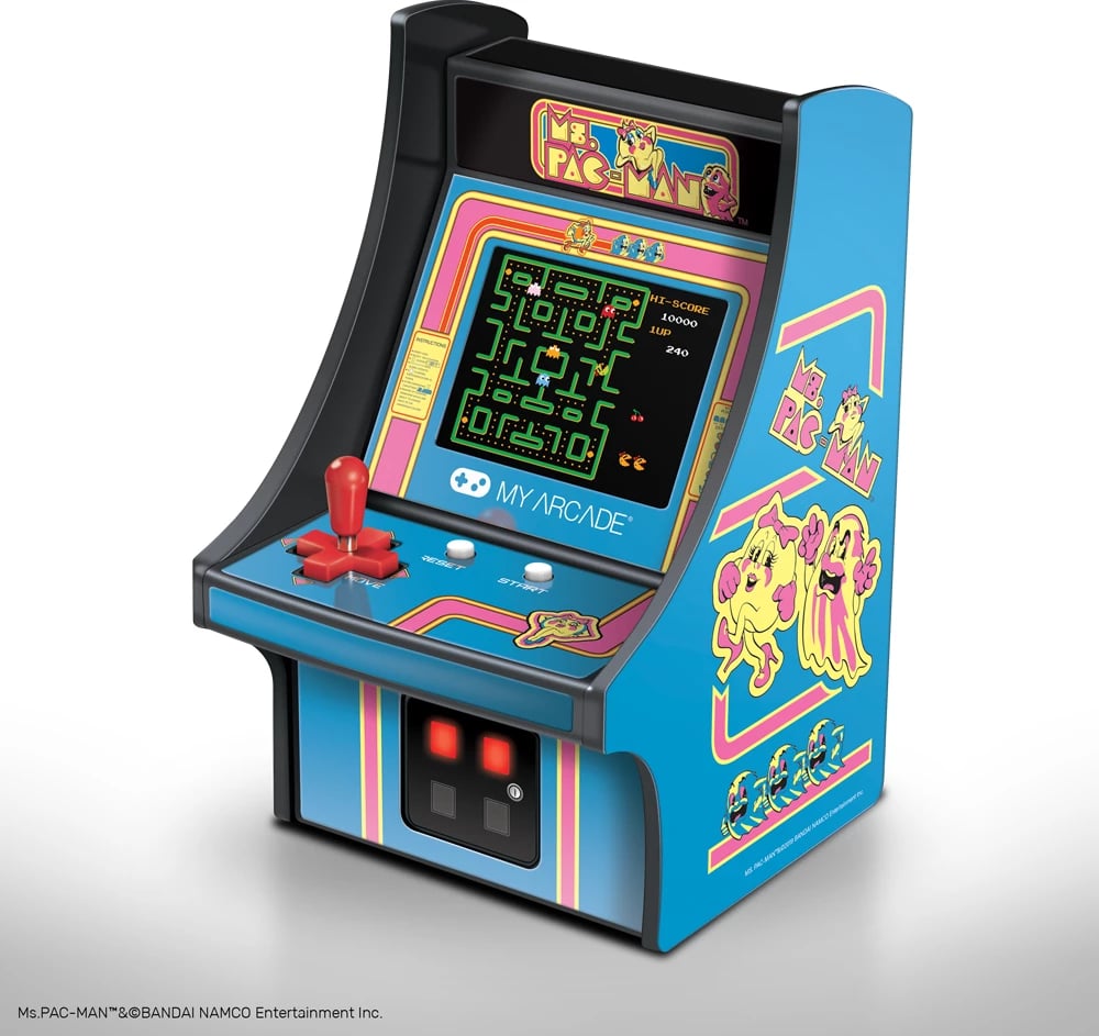 Paisje portative lojërash MS PACMAN, My Arcade Micro Player, 6.75"