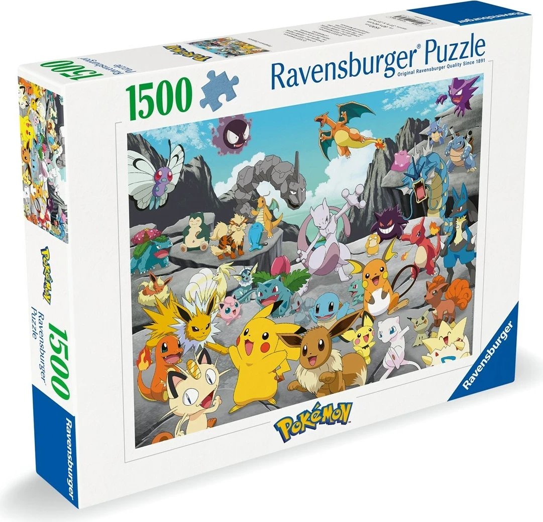 Puzzle Ravensburger 1500 copë, Pokemon Classic