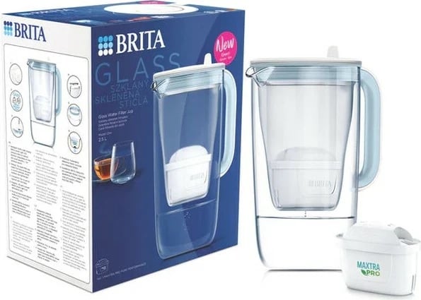 Filtrues uji BRITA, 2.5 L, Blu dhe Bardhë