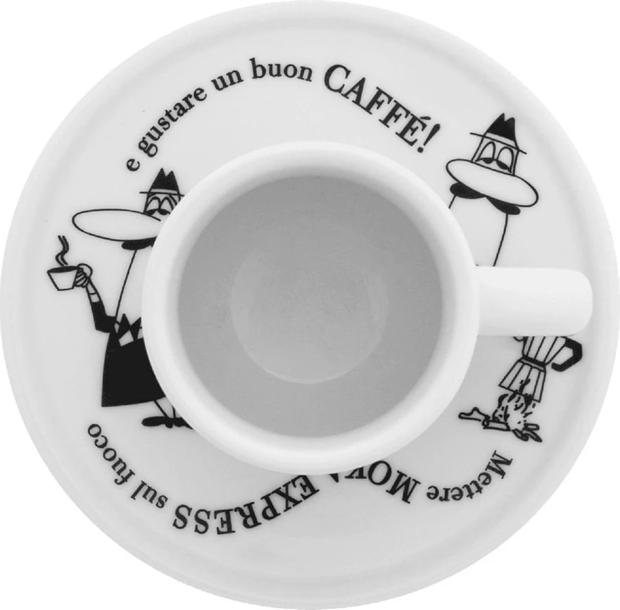 Set filxhanësh espresso BIALETTI CAROUSEL Porcelan 4x 50 ml Bardhë