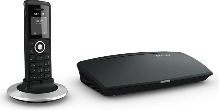 Telefon DECT Snom M325, Speakerphone, 50 kontakte, Ngjyrë e zezë