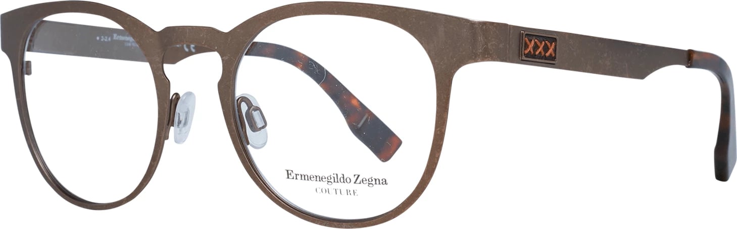 Korniza optike për meshkuj Zegna Couture, të bronzta