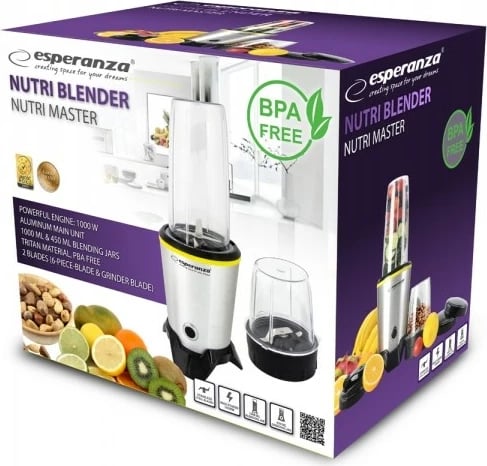 Blender Esperanza EKM028, 1L, 1000W, i zi