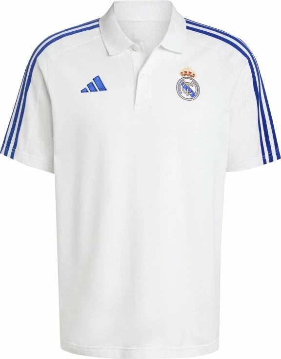 Maicë polo për meshkuj Adidas, Real Madrid, e bardhë