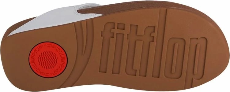 Papuqe flip-flop për femra FitFlop, të bardha