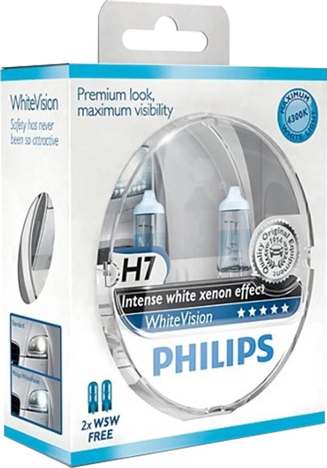 Drita Philips H7 White Vision Ultra 4200 K