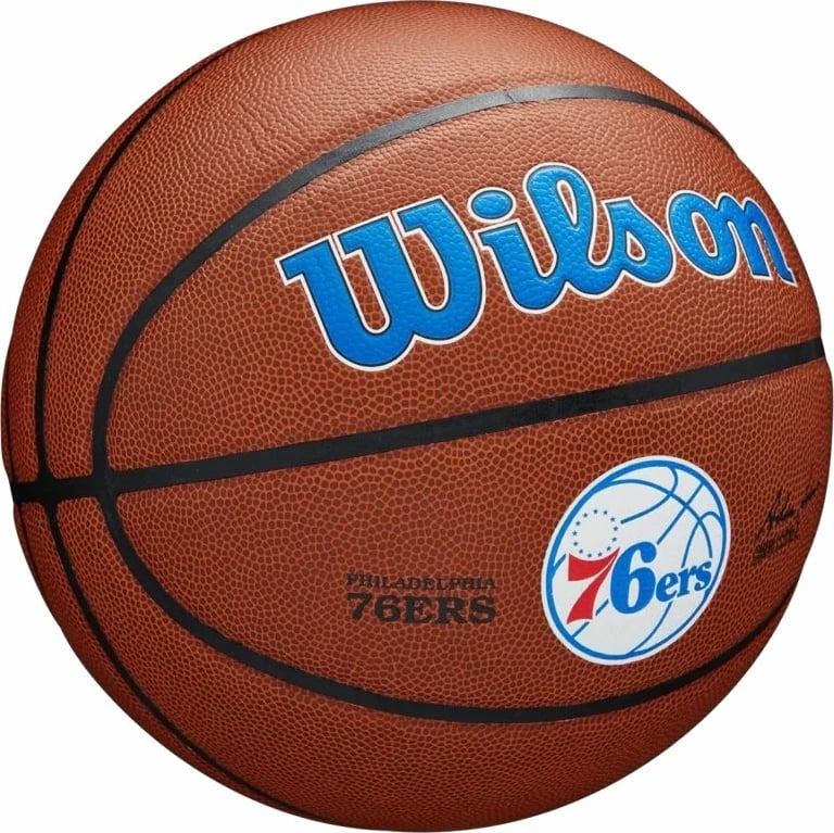 Atlete për basketboll Wilson, modeli Team Alliance Philadelphia 76ers, ngjyrë kafe