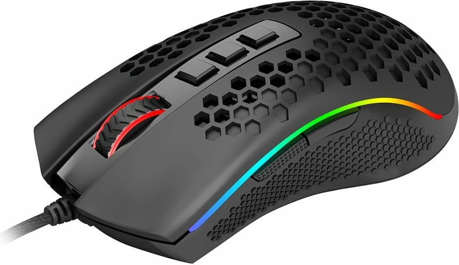 MOUSE GAMING REDRAGON STORM M808 | RGB 12400DPI BLACK