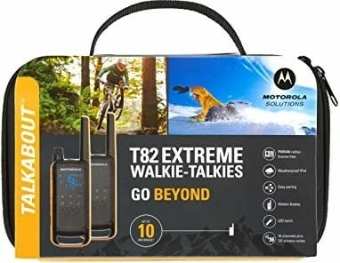 Radio Motorola Talkabout T82 Extreme, 16 kanale, Ngjyrë e zezë dhe portokalli