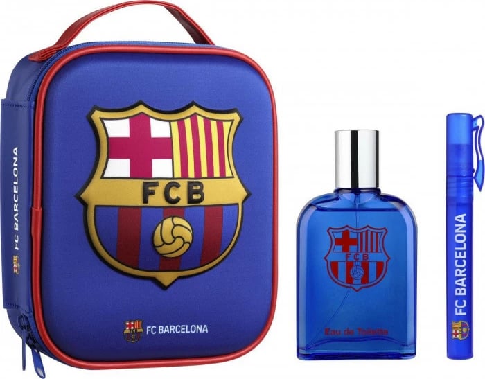 Set Kids World Fc Barcelona Fragrances, 100ml EDT & 10ml PEN