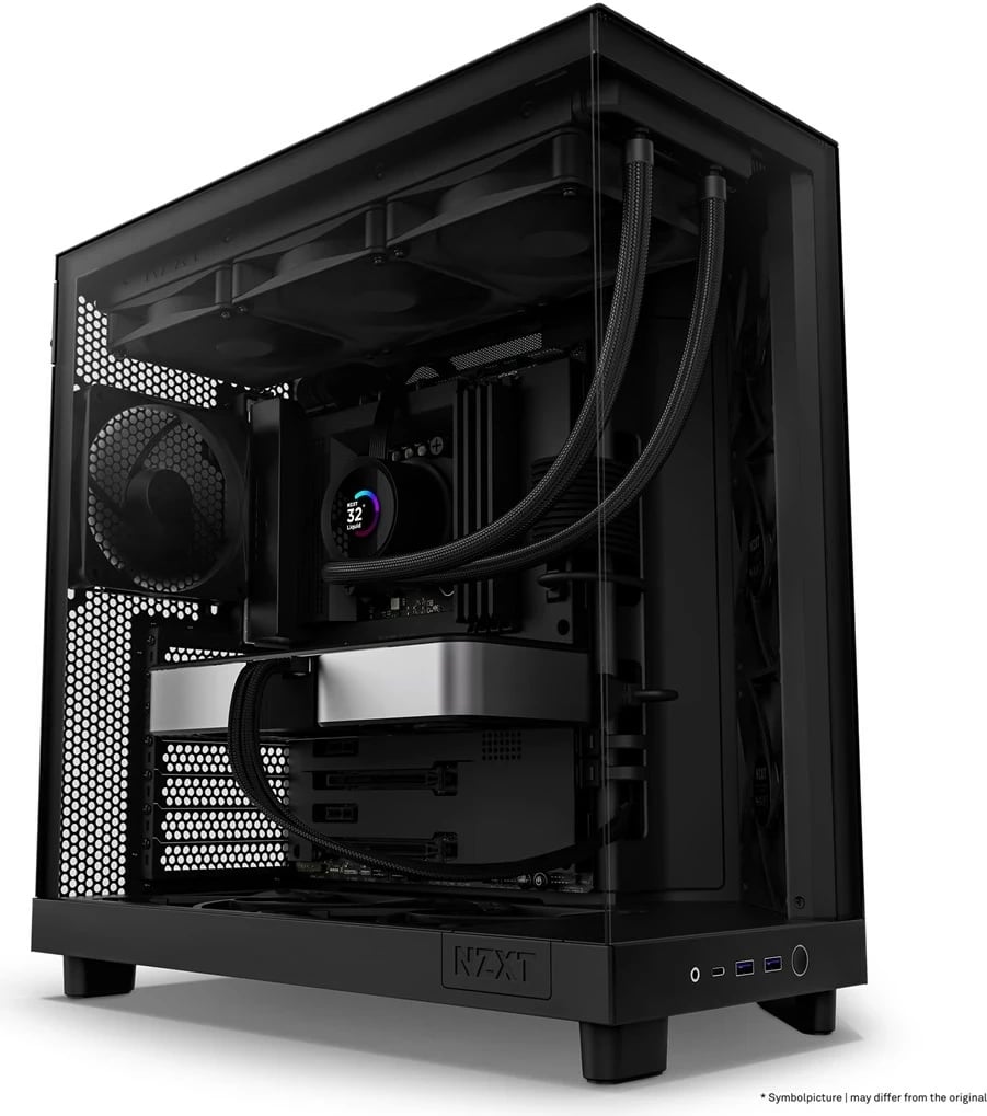 Kasë NZXT H6 Air Flow Midi Tower, Black