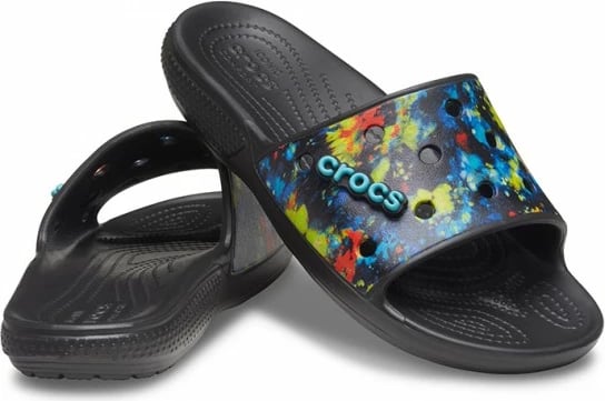 CROCS CLASSIC TIE DYE GRAPHIC SLIDE 