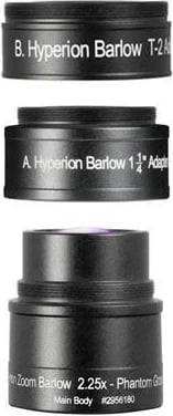 Lentë Barlow Baader Hyperion Zoom 2.25x 1.25"