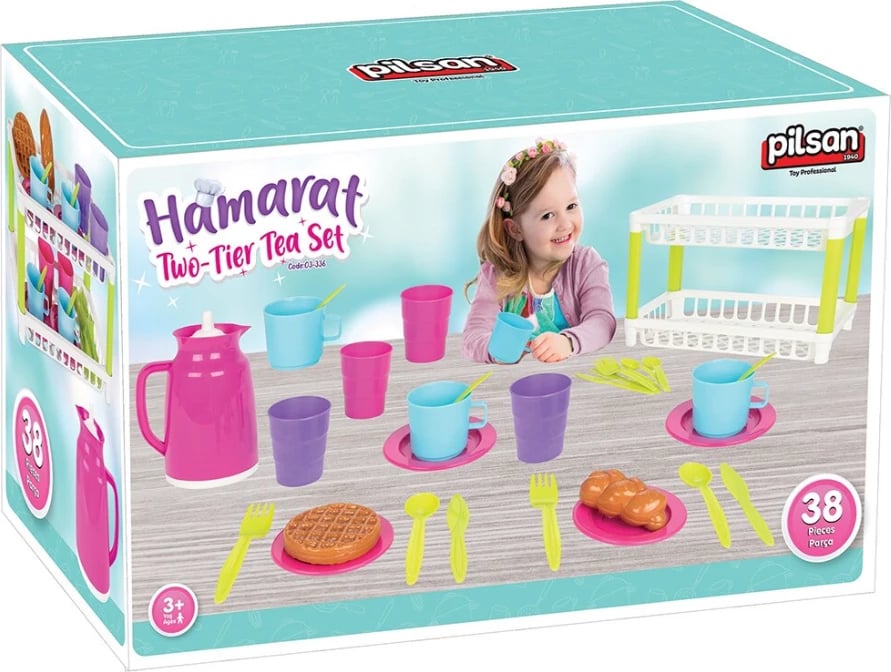 Set lodër për vajza Pilsan Hamarat Two Tier Tea 