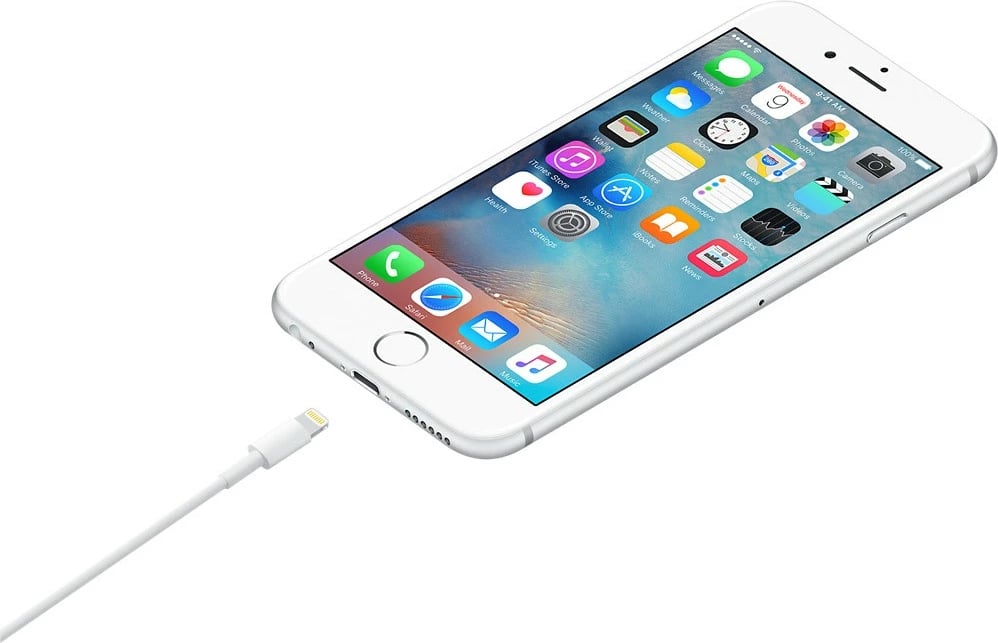 Kabëll Apple Lightning në USB 1m, bardhë