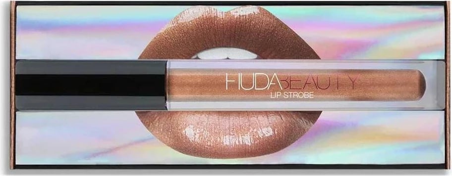 Buzëkuq Huda Beauty Lip Strobe Foxy, 4ml