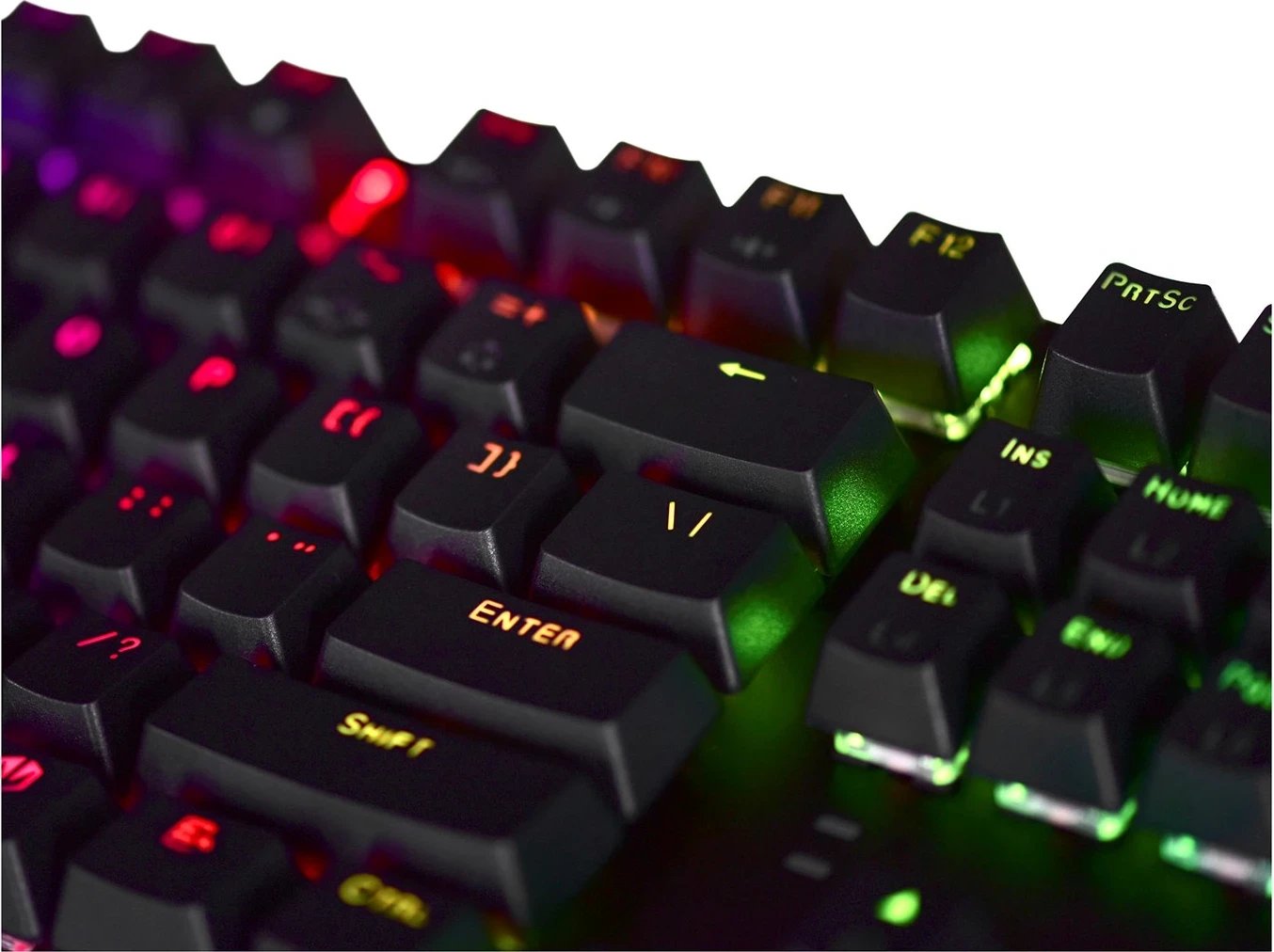 Tastierë gaming Endorfy, TKL, RGB, e zezë 