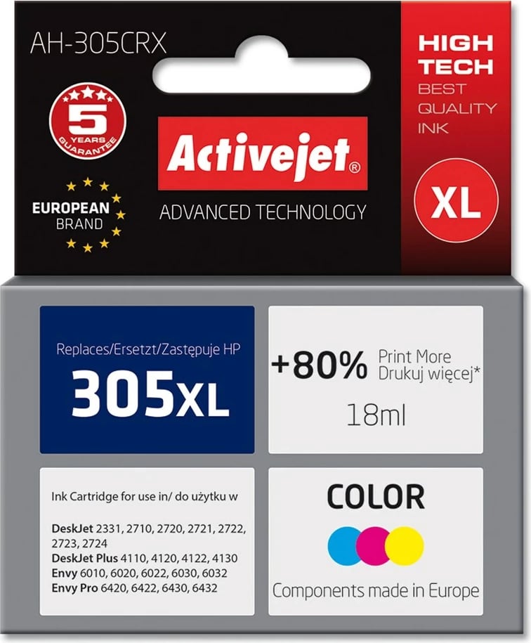 Ngjyrë zëvëndësuese Activejet AH-305CRX për printer HP