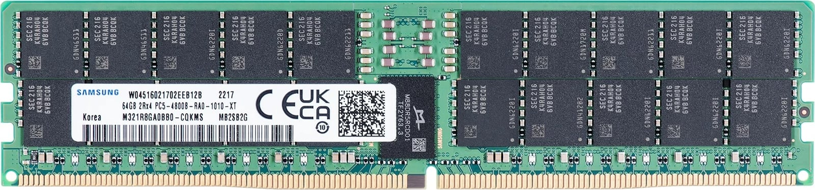 RAM memorie Samsung RDIMM, 4800MHz, 64GB DDR5