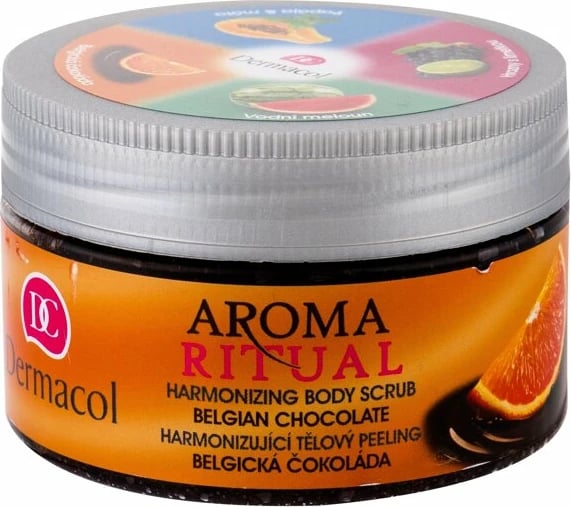 Peeling për trup Dermacol Aroma Ritual për femra çokollatë belge 200ml